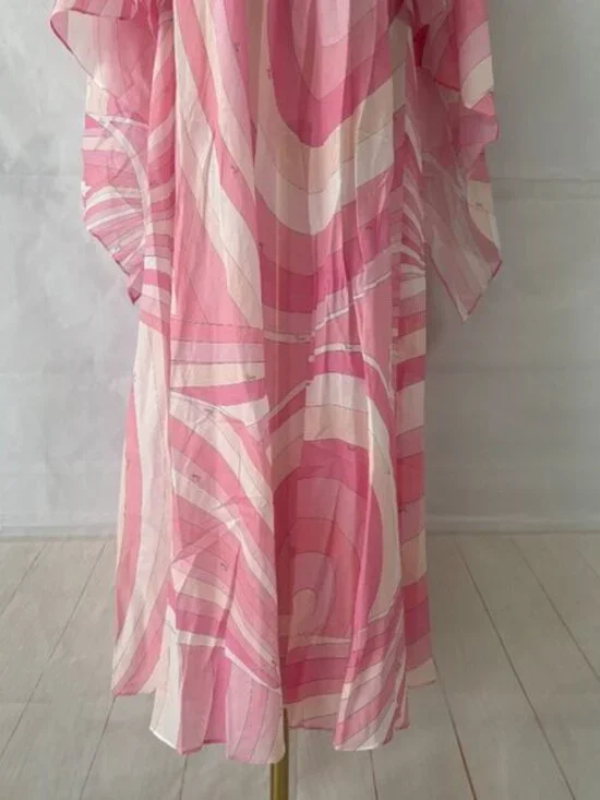 Pucci Abstract pattern cotton kaftan dress - Picture 6 of 11